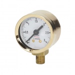 Elektra Coffee Machine Brass Pressure Gauge 00398035