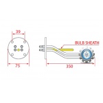 Bezzera 2 Group B2000 - B2000 AL  Heating Element 3300/3800W 220/240V  