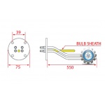 Bezzera 3-4 Group B6000 - EBBIS - EBBIS AL - ELLISSE Heating Element 4600/5400W 220/240V  